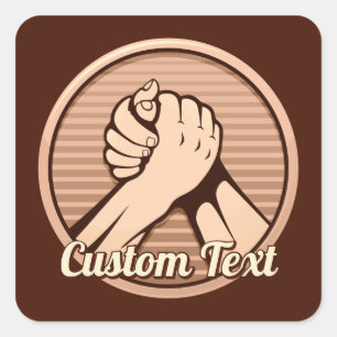 Sticker Carré Bronze