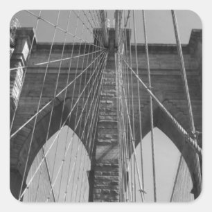 Sticker Carré Brooklyn Bridge New York City