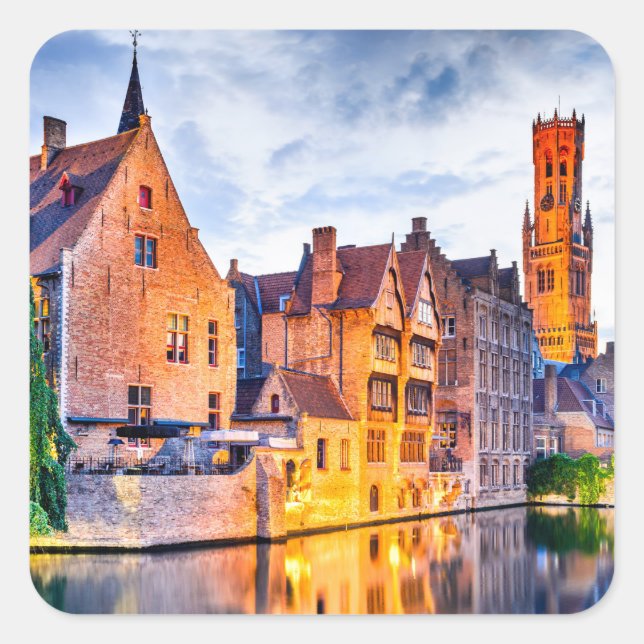 Sticker Carré Bruges (Devant)