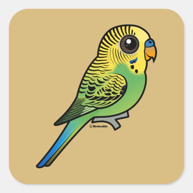 Sticker Carré Budget Birdorable (Devant)
