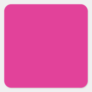 Sticker Carré BUDGET CERISE ROSE Mariage moderne
