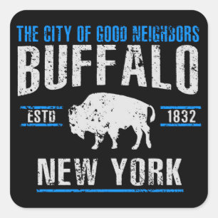 Sticker Carré Buffalo