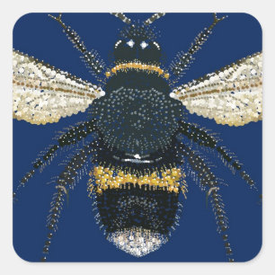 Sticker Carré Bumble Bee