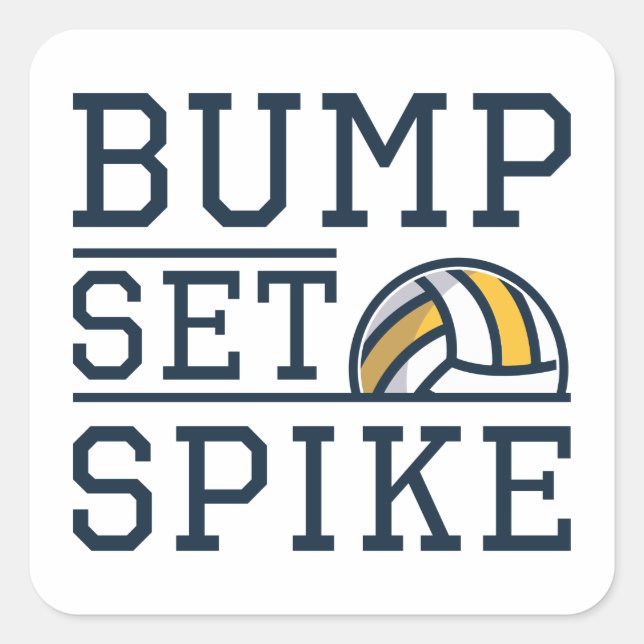 Sticker Carré Bump Set Spike (Devant)