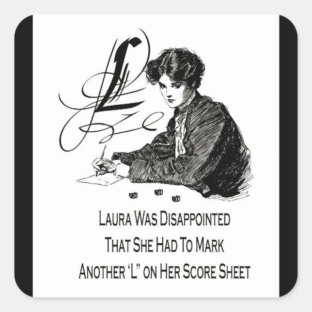 Sticker Carré Bunco Loser (Devant)