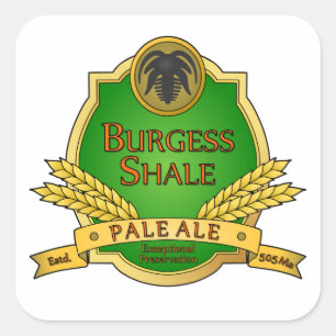 Sticker Carré Burgess Shale Pale Ale