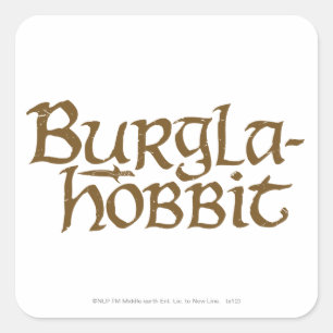 Sticker Carré Burgla Hobbit