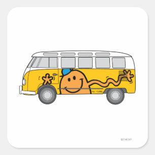 Sticker Carré Bus à billets