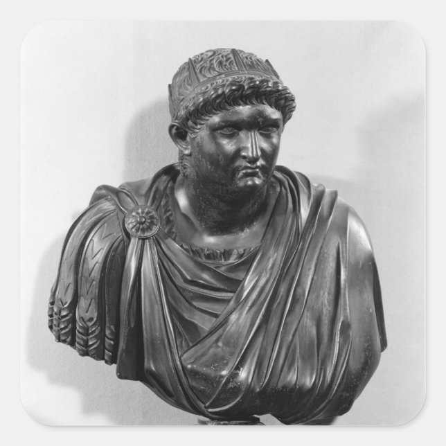 Sticker Carré Bust of Nero, copie d'un original (Devant)