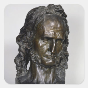 Sticker Carré Buste de Nicolo Paganini 1830