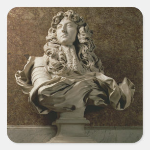 Sticker Carré Buste de portrait de Louis XIV (1638-1715), 1665,