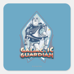Sticker Carré Buzz Lightyear : Gallactic Guardian