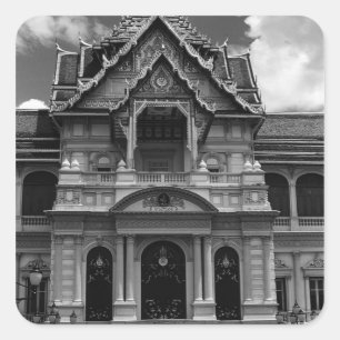 Sticker Carré BW Thaïlande Bangkok The Chakri Group 1970