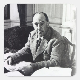 Sticker Carré C.S. Lewis