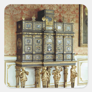 Sticker Carré Cabinet de bijoux Louis XIV, Atelier de Gobelins
