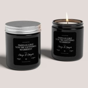 Sticker Carré Cadeau de Mariage Fiançailles personnalisé pour de