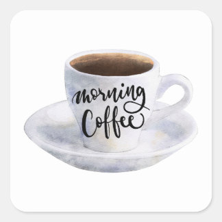 Sticker Carré café