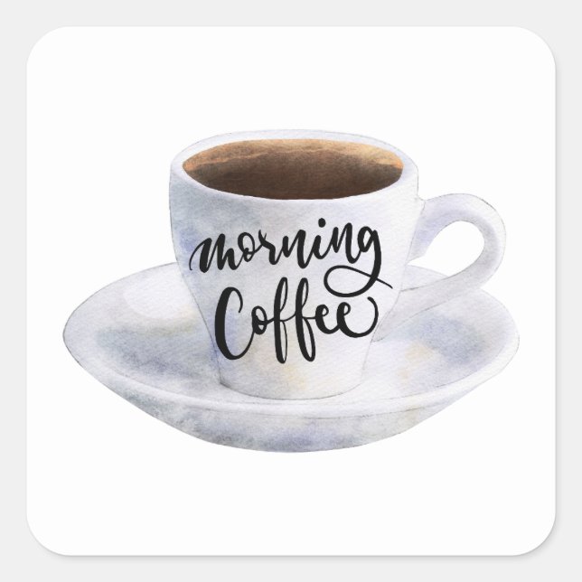 Sticker Carré café (Devant)