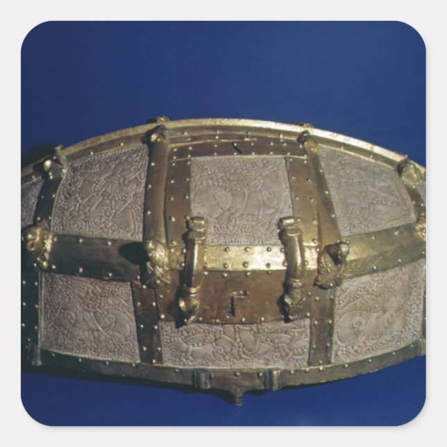 Sticker Carré Café viking pour or (Devant)