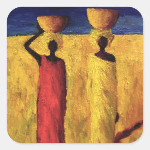 Sticker Carré Calabash Girls 1991