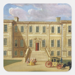 Sticker Carré Calke Hall, Derbyshire, Siège de Sir Henry Harp