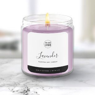 Sticker Carré Calligraphie Couleurs modifiables Contraste Étique