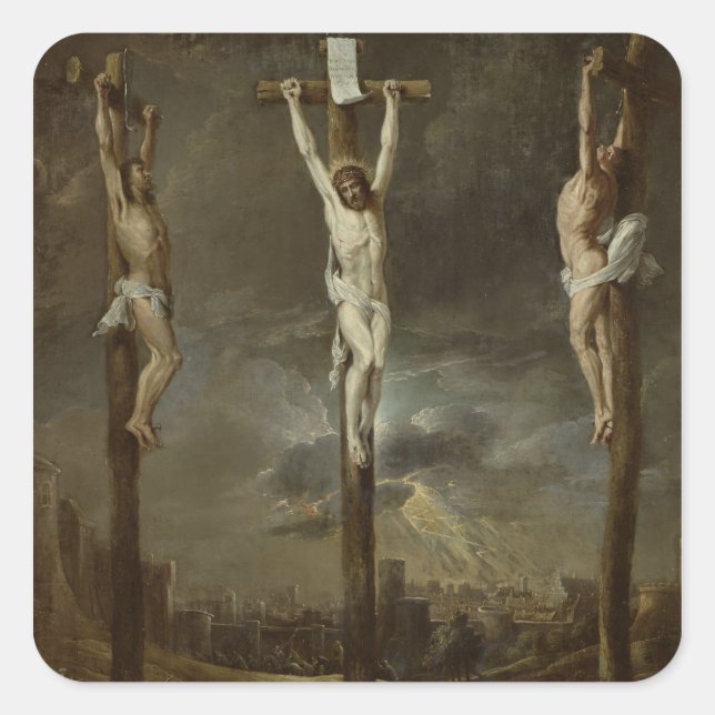 Sticker Carré Calvaire (Devant)