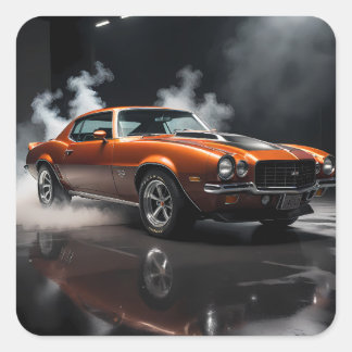 Sticker Carré Camaro Chevy 1970