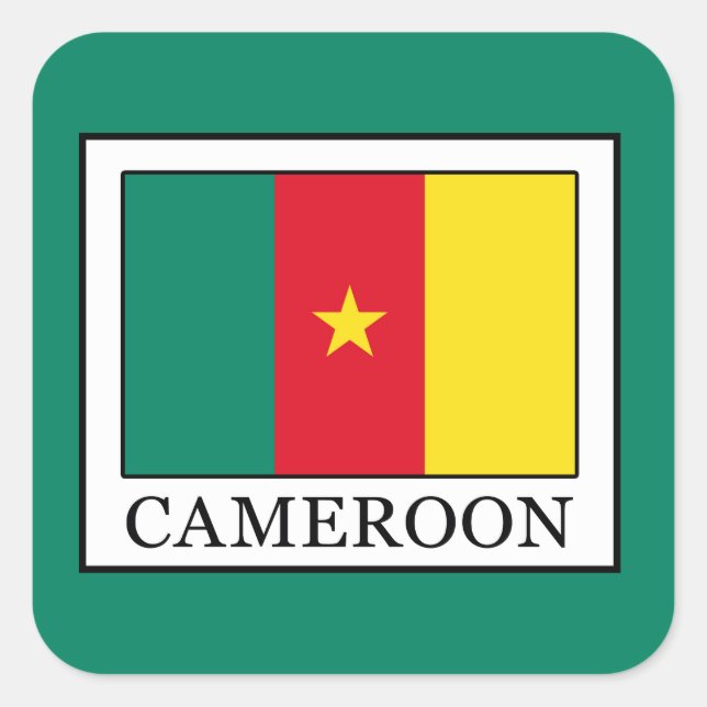 Sticker Carré Cameroun (Devant)