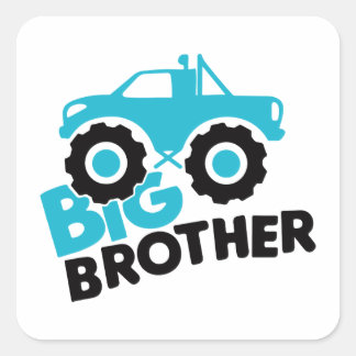 Sticker Carré Camion Big Brother Monster