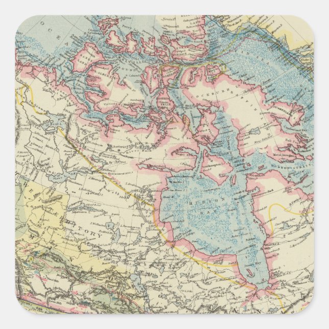 Sticker Carré Canada 6 (Devant)