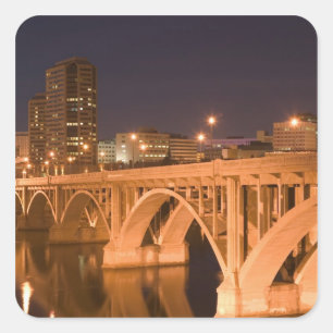 Sticker Carré Canada, Saskatchewan, Saskatoon :Broadway