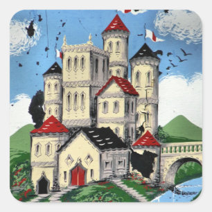 STICKER CARRÉ CANAUX