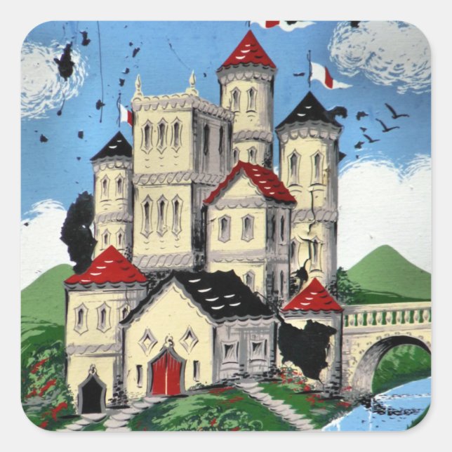 STICKER CARRÉ CANAUX (Devant)