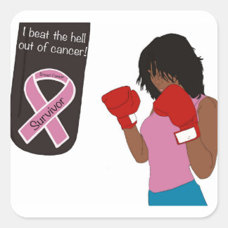 Sticker Carré Cancer de la viande