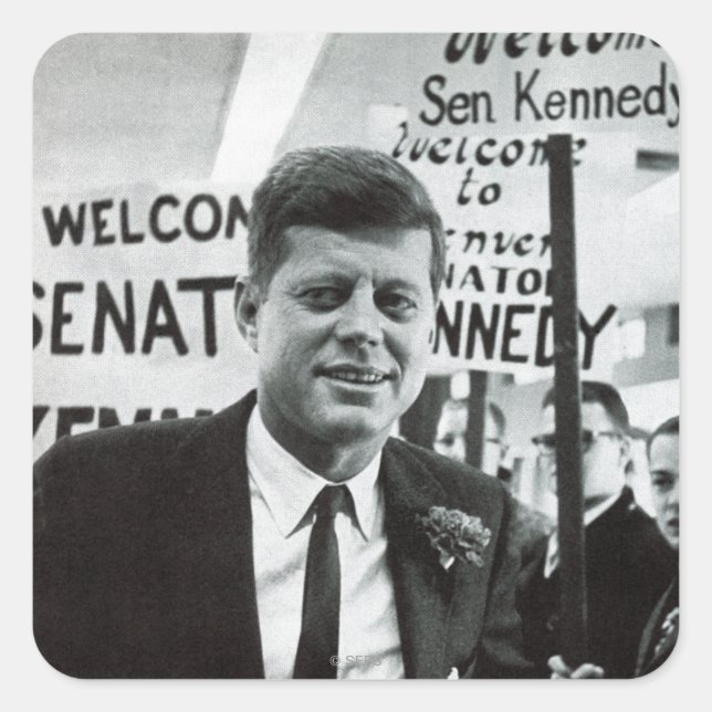 Sticker Carré Candidat Kennedy (Devant)
