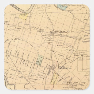 Sticker Carré Canton de Cranberry