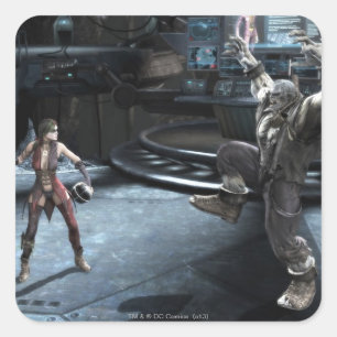 Sticker Carré Capture d'écran : Harley vs Grundy