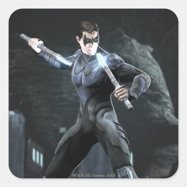 Sticker Carré Capture d'écran : Nightwing (Devant)