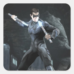 Sticker Carré Capture d'écran : Nightwing