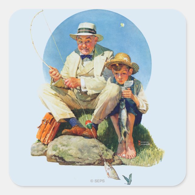 Sticker Carré Capture le grand (Devant)