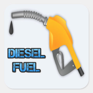 Sticker Carré Carburant diesel