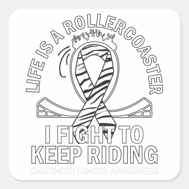 Sticker Carré Carcinoide (Devant)