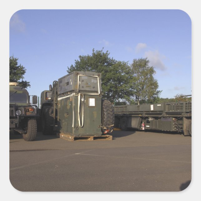 Sticker Carré Cargaison en préparation (Devant)