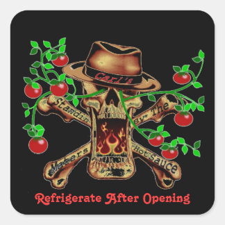 Sticker Carré Carl's Standin By The Maters