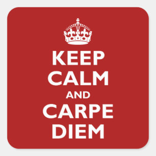 Sticker Carré Carpe Diem !