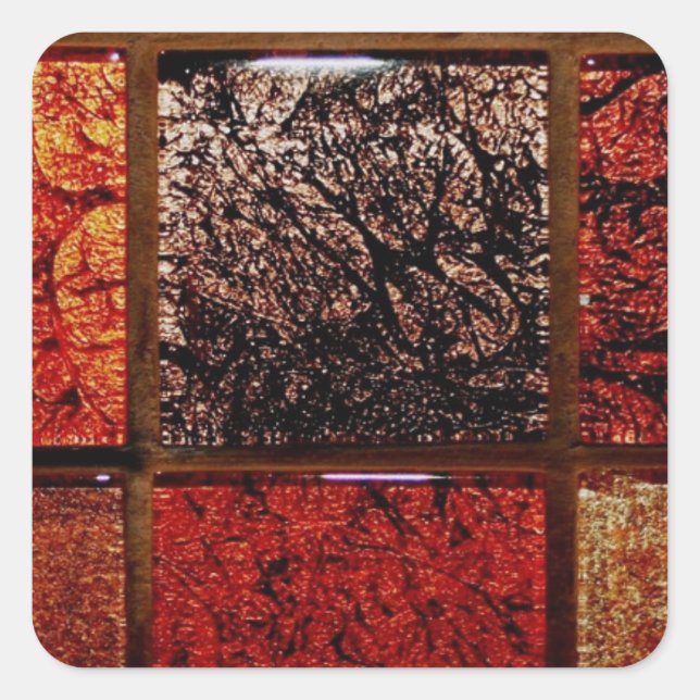 Sticker Carré Carreaux (Devant)