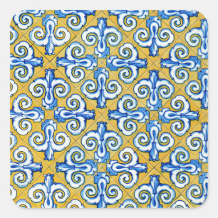 Sticker Carré Carrelage espagnol