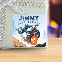 Carte de fête d'anniversaire pour les motocycliste
