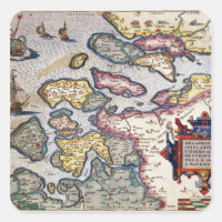 Carte de la Zélande, vers 1560